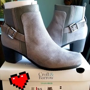 NEW Croft & Barrow booties sz 9.5